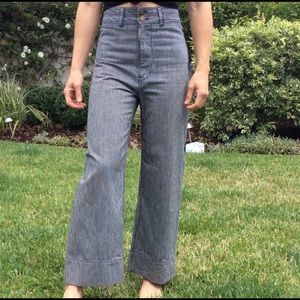 STUNNING APIECE APART NAVY PINSTRIPE PANTS!